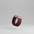 Apple Watch Magnetloop Armband Burgunderrot Panzer-Design