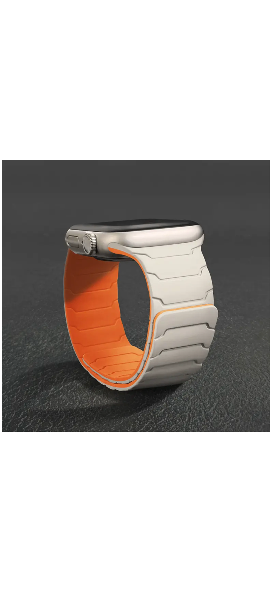 Magnetloop Armband Sternenlicht mit Orange